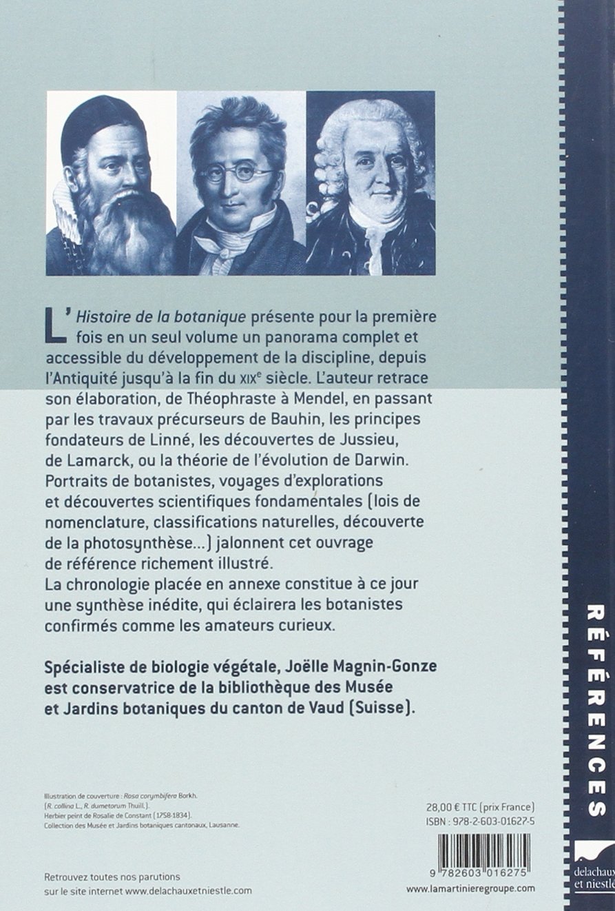 Histoire de la botanique: nouvelle édition révisée et augmentée