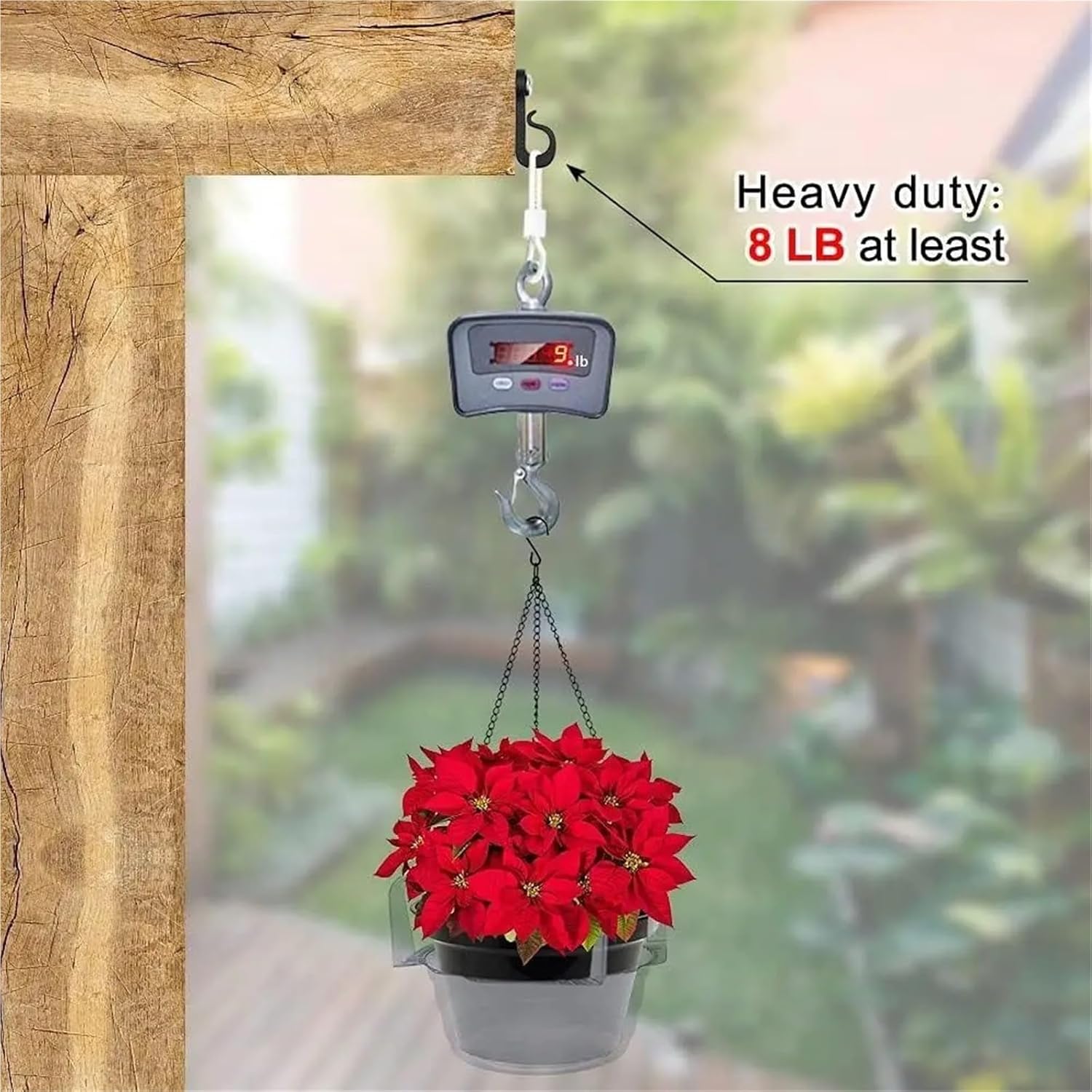 String Light Hanger Hooks 90Pcs with Screw Lights Hook Plastic String Light Hangers for Party Patio Plants Wind Chimes(White)