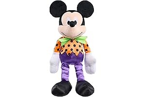 Disney 19-inch Large Halloween Plush Stuffed Animal - Mickey Mouse, Super-Soft and Huggable