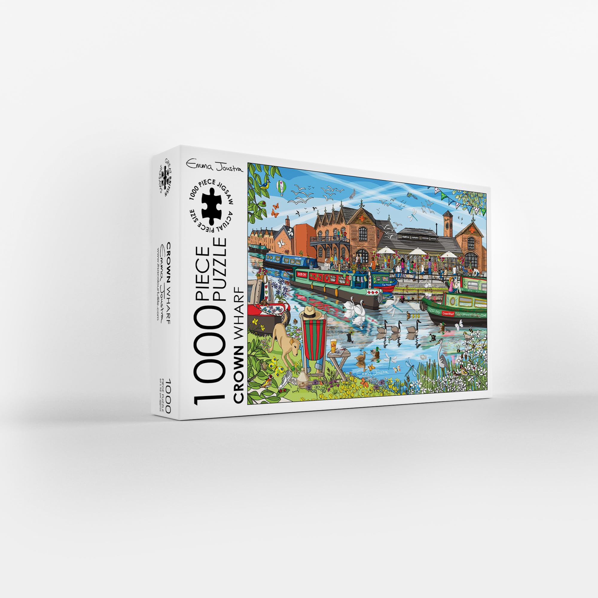 Emma Joustra Jigsaw Puzzle ‘Crown Wharf’ 1000 Piece – Great British ...