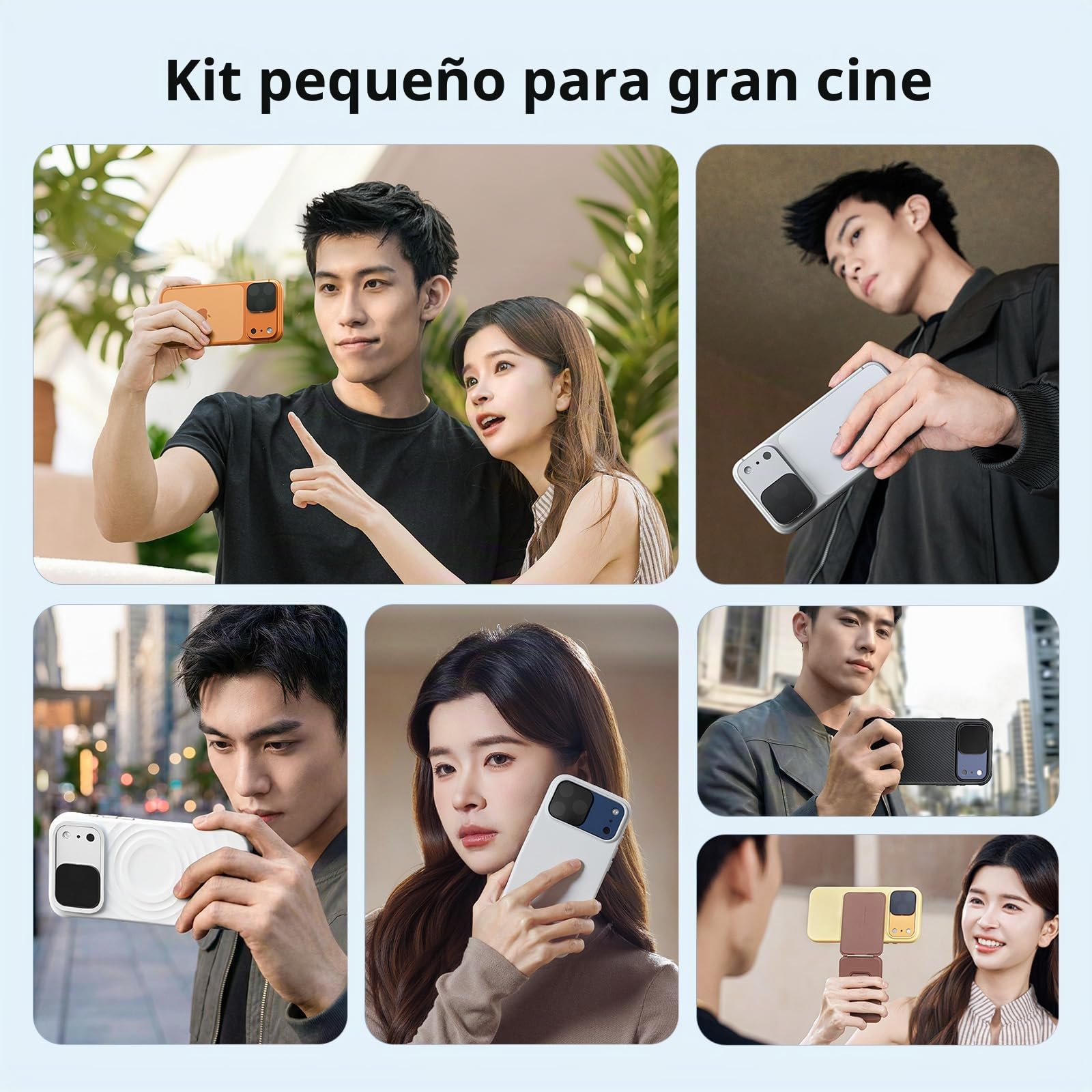 SmallRig Kit de filtro cuadrado ND y niebla negra para iPhone 17 Pro Max (plata) 6077