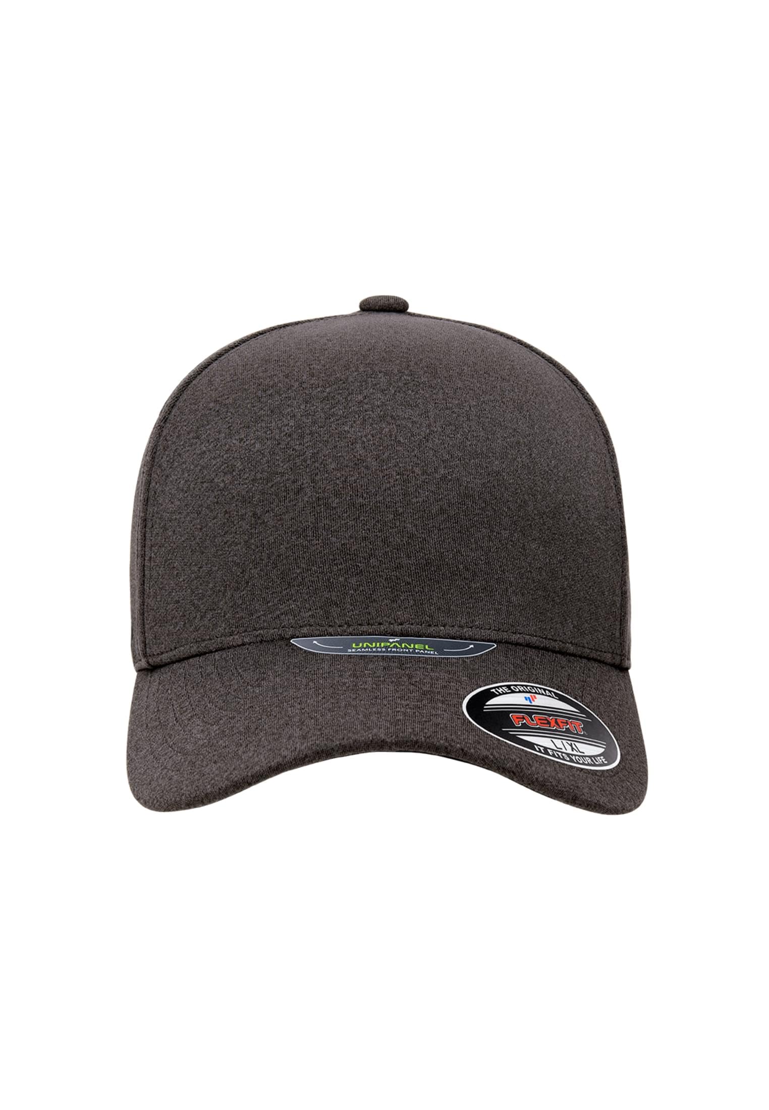 Flexfit Unipanel Melange Cap Baseball, Melangedarkgrey, L/XL