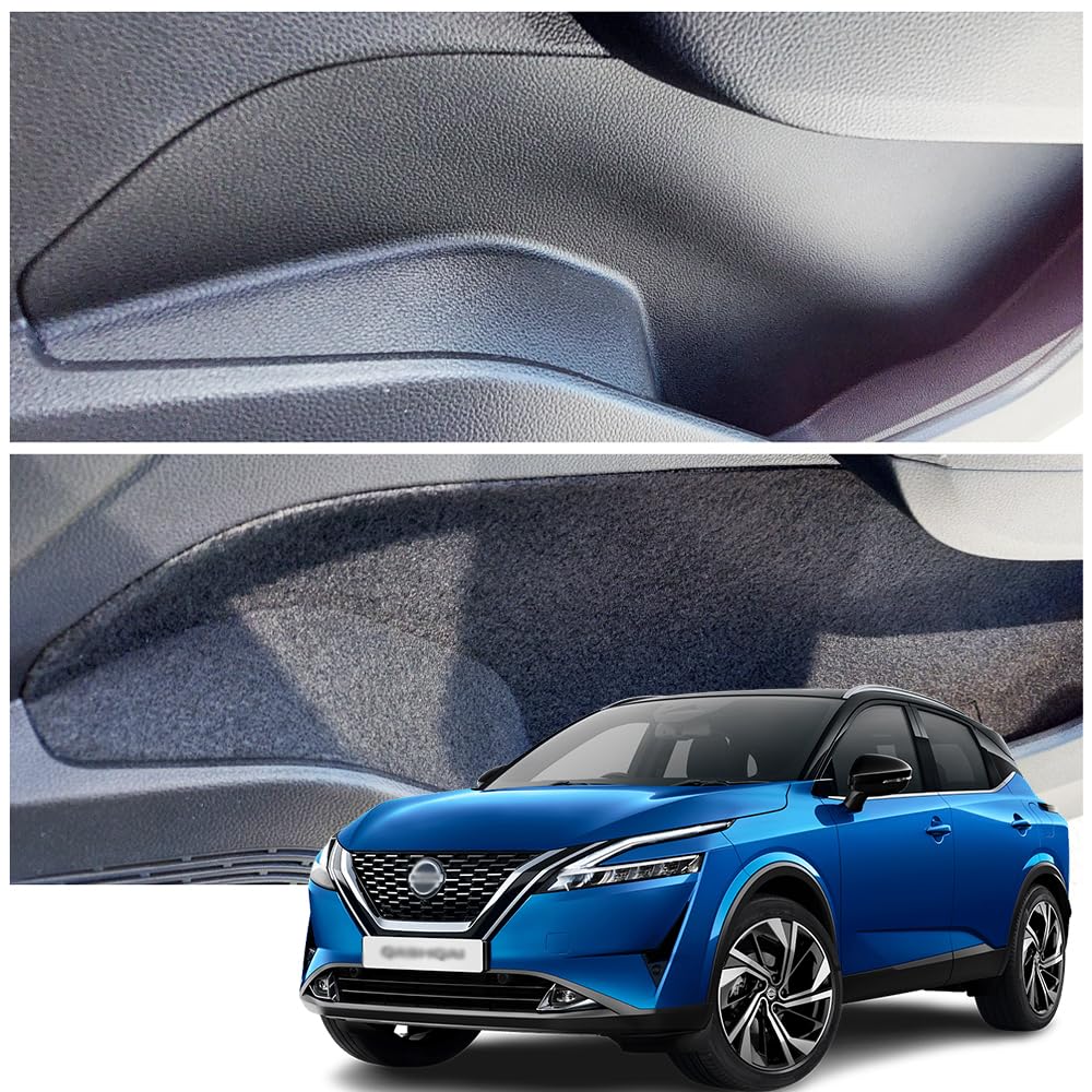 Nissan Qashqai J12 Araç İçi Konfor Seti Kapı İçi Bardaklık Konsol Koruma Kaydırmaz Kumaş Organizer İç Aksesuar