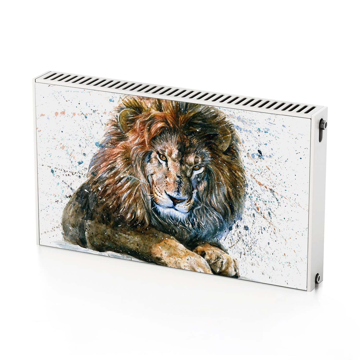 Aimant de chauffage lion 100x60 cm : décoration de radiateur magnétique