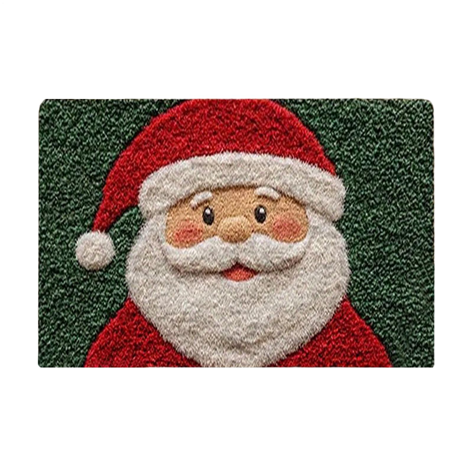 Tapis de sol antidérapant Père Noël pour éviter les glissades en buanderie
