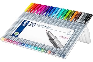 STAEDTLER triplus fineliners: Pack of 20, Multi-Purpose