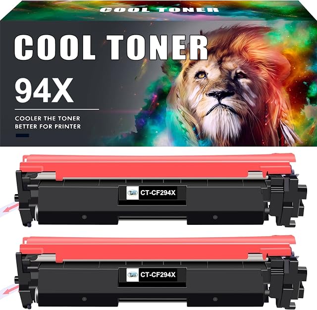 Cool Toner Compatible Toner Cartridge Replacement for HP CF294X 94X 94A CF294A LaserJet Pro MFP M148dw M148fdw M149fdw M118dw M148 M149 M118 (Black, 2-Pack)