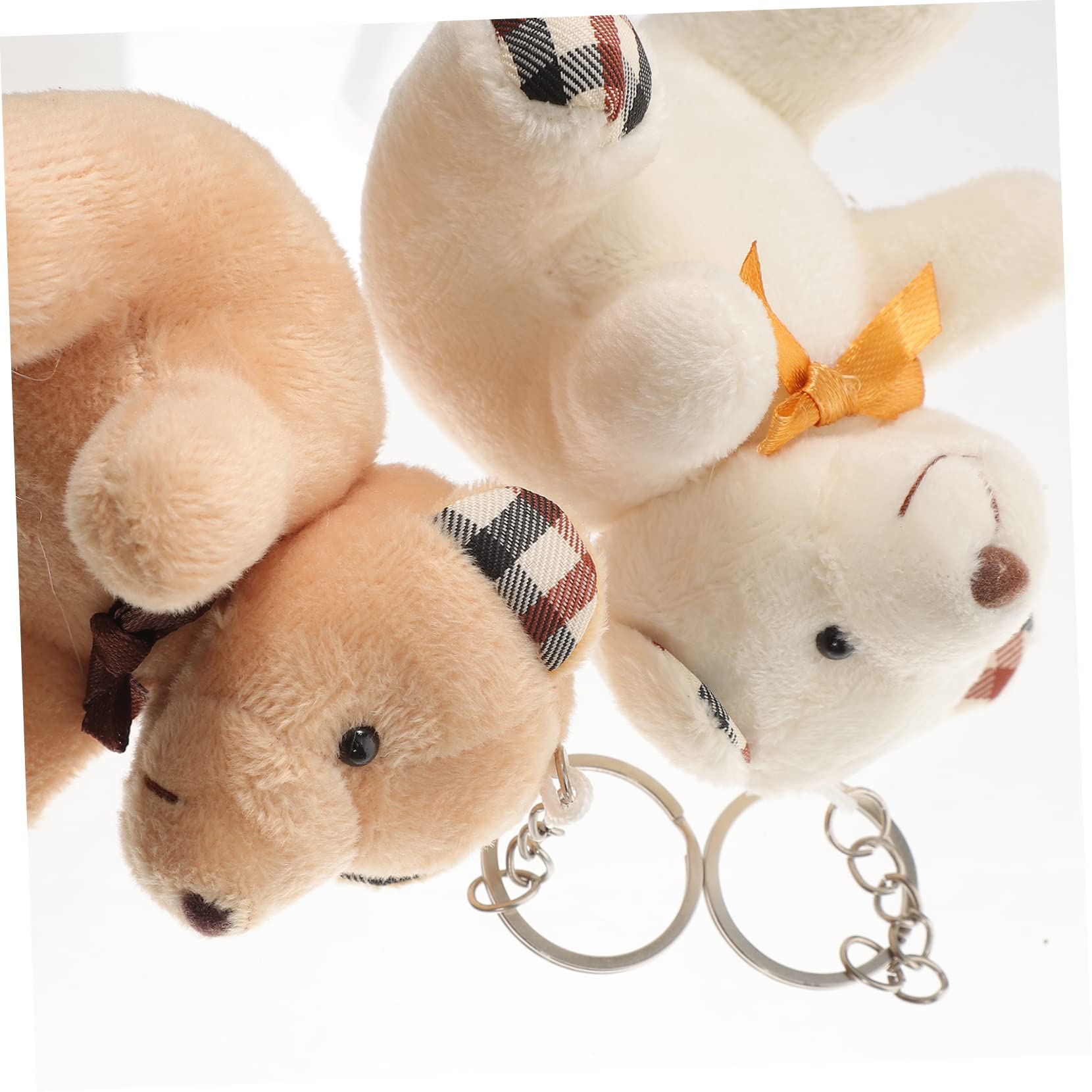 Amazon.co.jp: Toyvian 4個 テディベアペンダント ふわふわクマの 