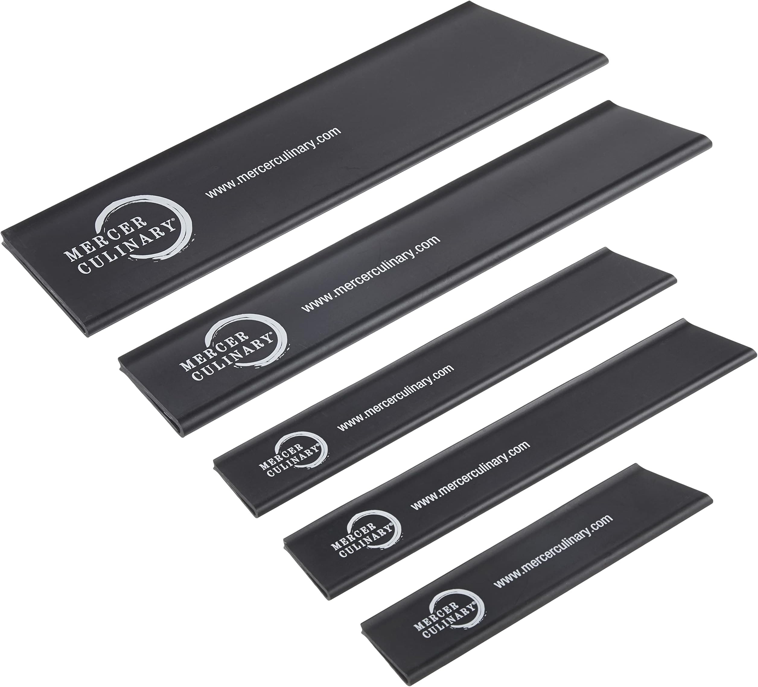Mercer Culinary 5 Piece Knife Guard Set, Multiple Sizes, Black