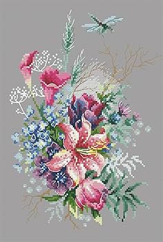 Amazon | クロスステッチ 図案印刷 14CT クロスステッチ刺繍