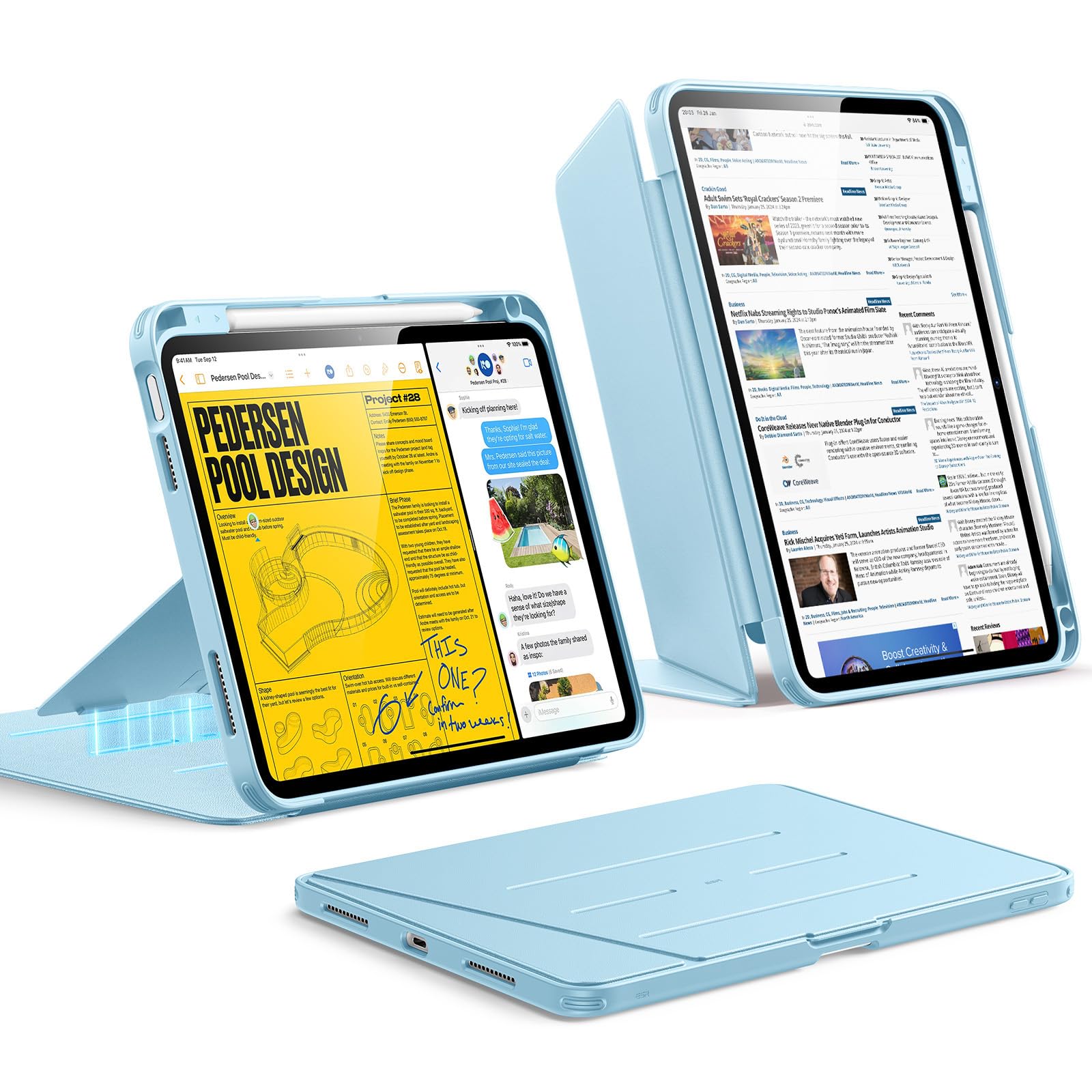 Amazon.com: ESR for iPad A16 Case, iPad 11th/10th Generation Case