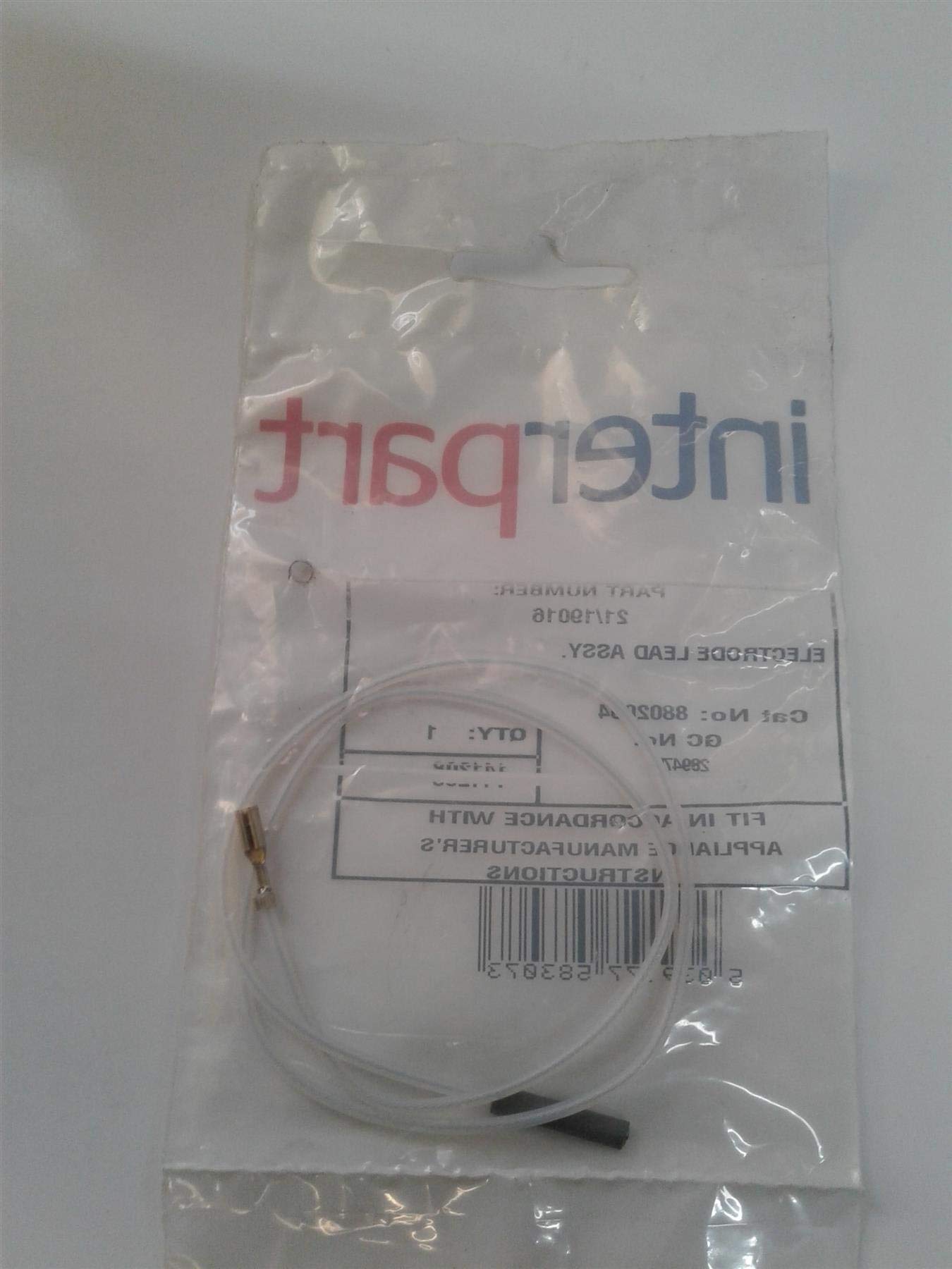 BAXI POTTERTON NEW Gas Spare Electrode Lead Part No 21/19016