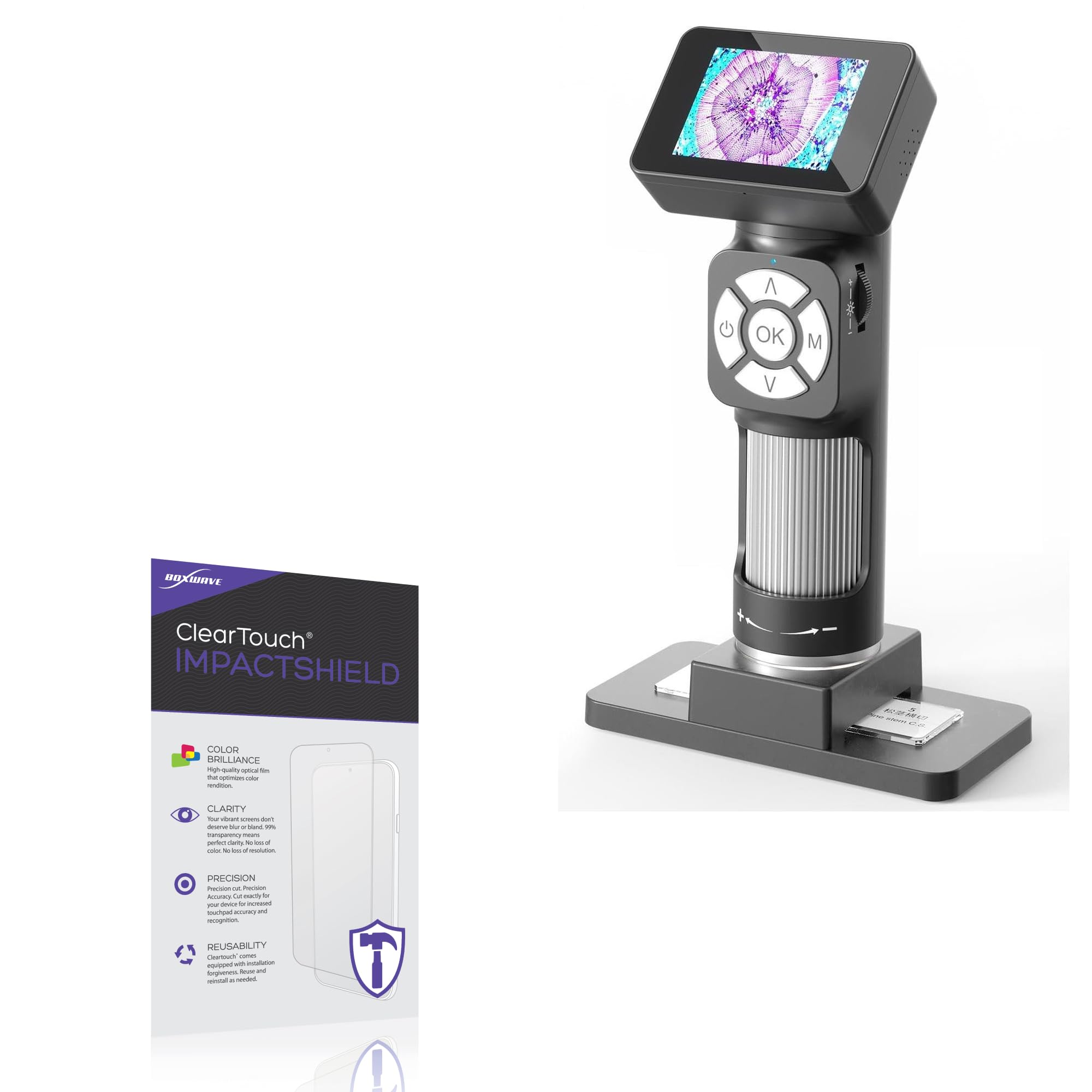 BoxWave Screen Protector Compatible with LinkMicro LM112 - ClearTouch ImpactShield (2-Pack), Impenetrable Screen Protector Flexible Film