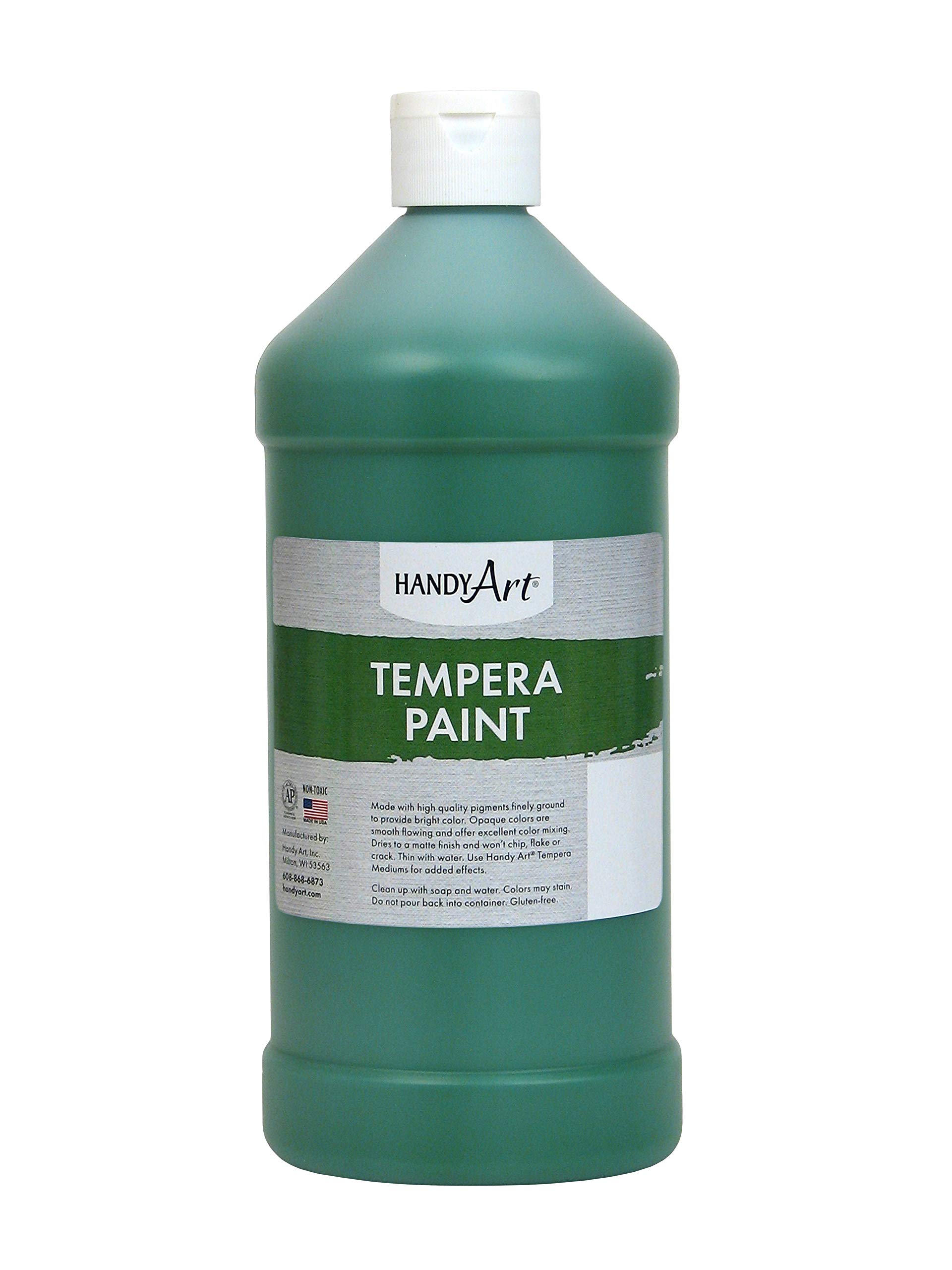 Handy Art Premium Tempera Paint, Blue, 16 oz Pint Bottle — view 8