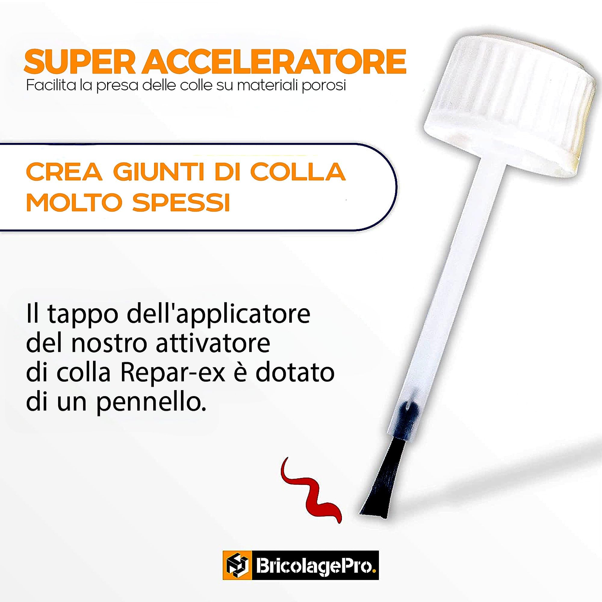 Repar-eX - Colla Industriale Ultra Forte | Kit 3-in-1 con Polvere e Attivatore | Asciugatura Rapida e Adesione Massima | Per Metallo, Plastica, Vetro, Legno e Ceramica | Fai-da-te e Riparazioni