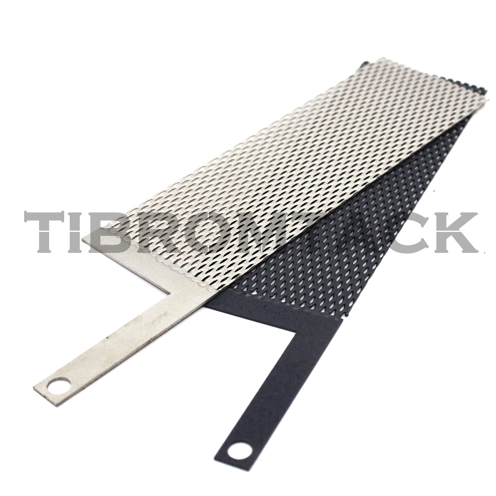 2PCS Titan Anodennetz mit MMO Ruthenium-Iridium Beschichtung und Kathoden Elektrolytnetz für elektrochemische Anwendungen und Schwimmbadreinigung