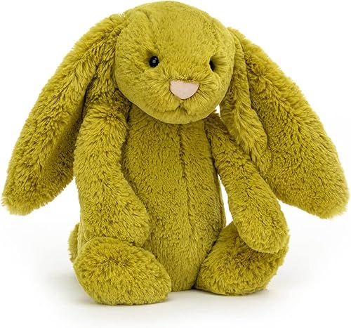 Jellycat Bashful Zingy Bunny - Animal de peluche mediano