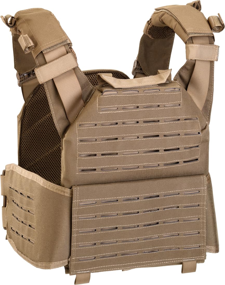 DEFCON 5 Piastra Carrier Storm Sgancio rapido (Coyote) - Uomo - Portatore di piastre - Tattico - Nylon/100%