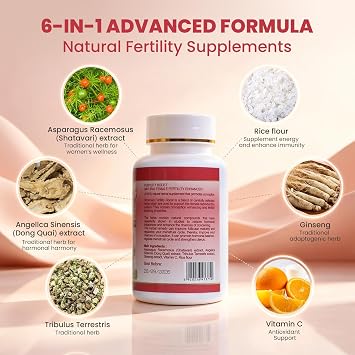 Fertility Tablets, Prenatal Vitamin for Women, 60 Ct