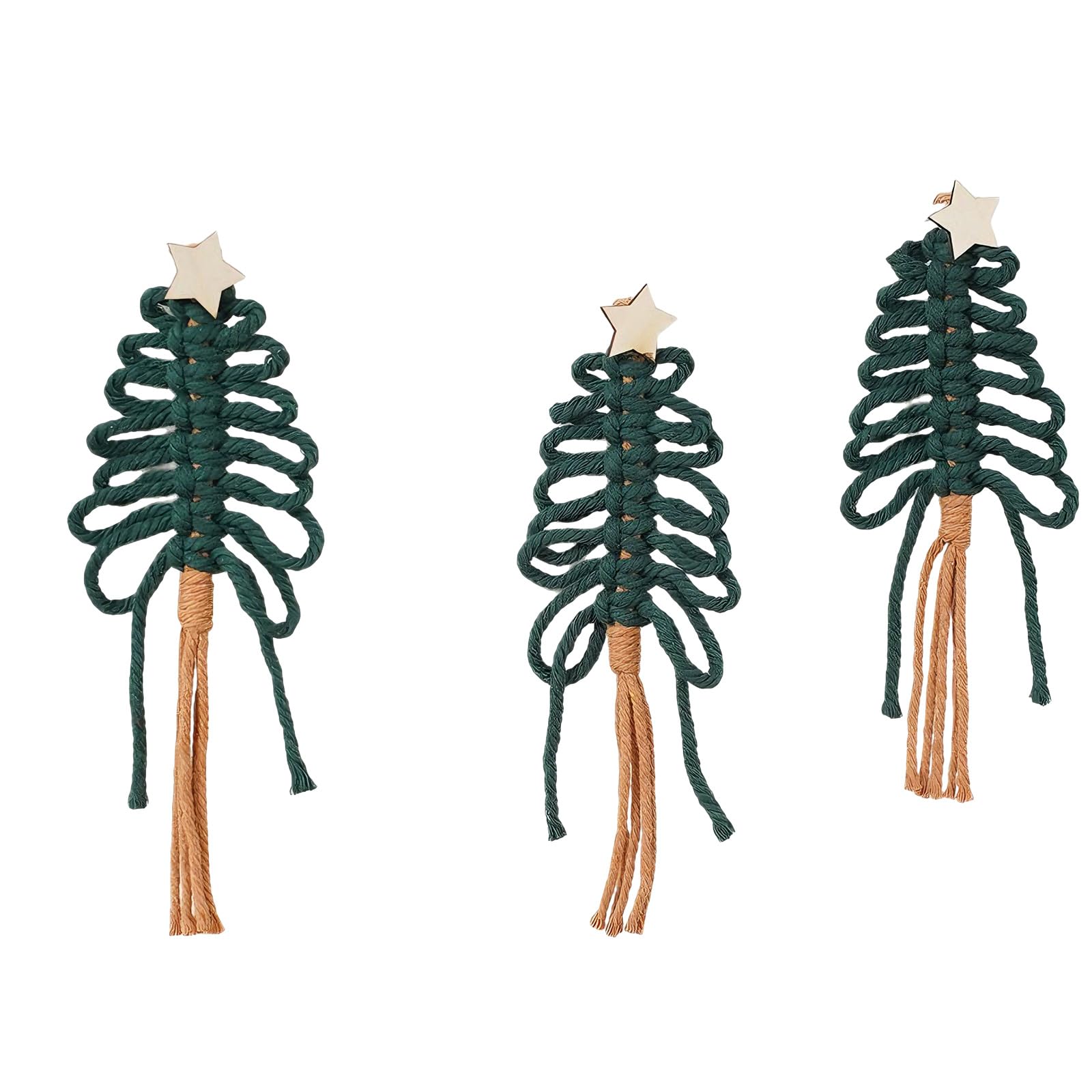 Macramé de Noël bohème à suspendre - Le cadeau de décoration murale idéal