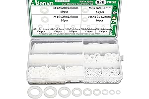 820-Count Nylon Washers Assortment Kit