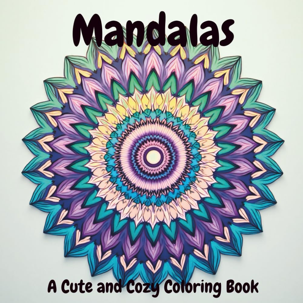 Mandalas: A Cute and Cozy Coloring Book
