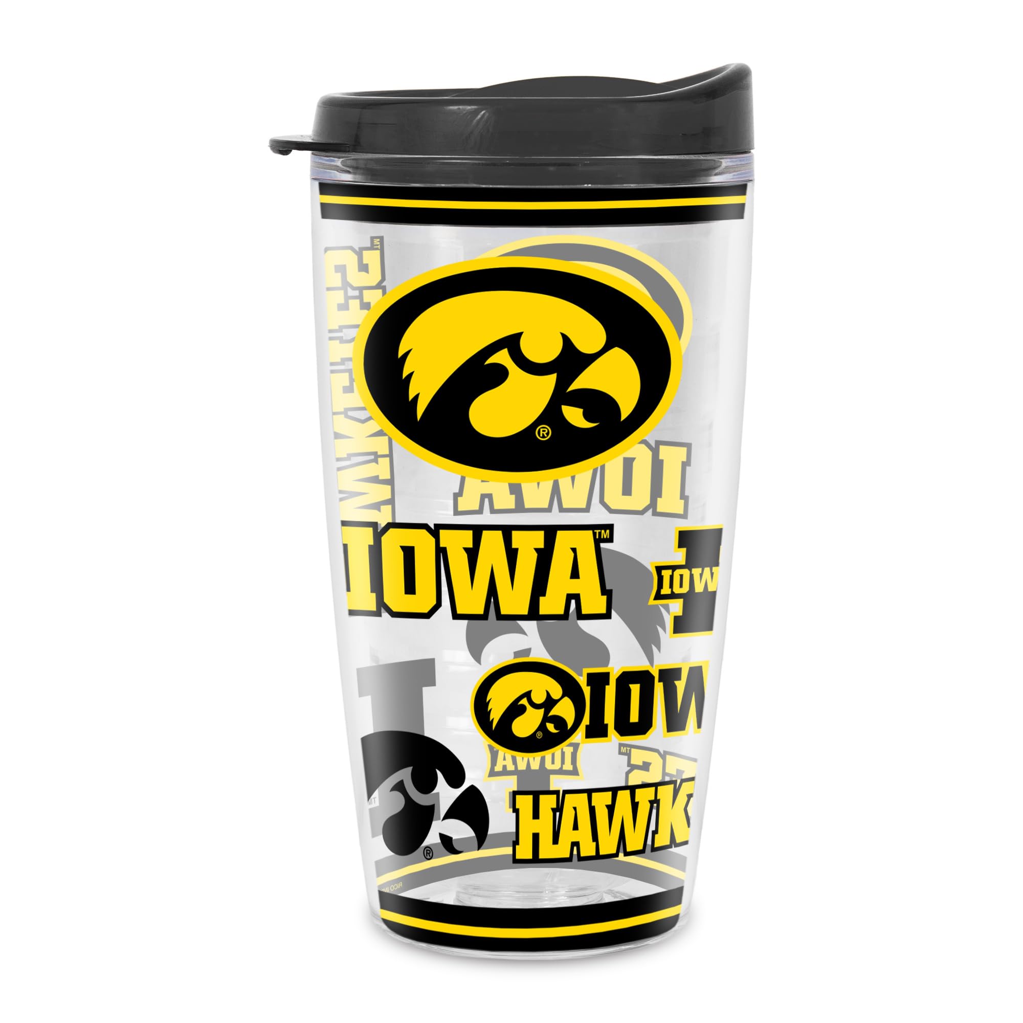 Gobelet Iowa Hawkeyes Mayhem incassable double paroi pour éviter les taches