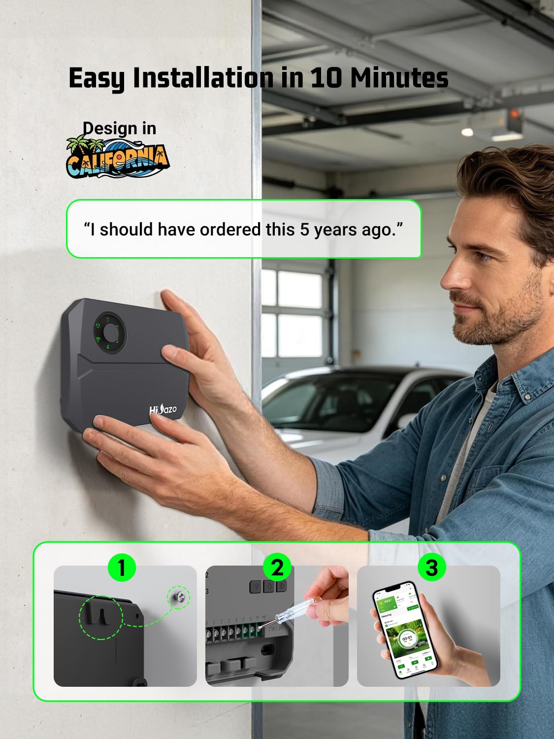 Orbit B-hyve Smart Indoor/Outdoor Sprinkler Controller - 12-Zone - App Controlled Smart Controller with Custom Irrigation Schedules - Weatherproof Multi-Zone Sprinkler System - 57950 thumbnail 8
