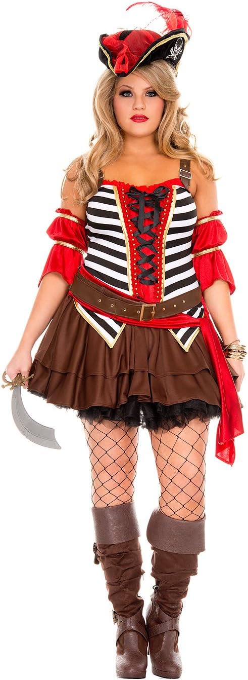 MUSIC LEGS Plus-Size Private Pirate