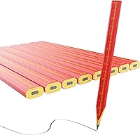 Vista 9 de 110 lápices de carpintero para carpintería, lápices de construcción de alta resistencia, lápices de carpintería para trabajos de sitio, herramienta