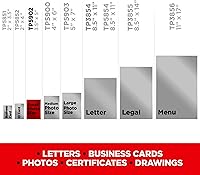 Vista 4 de Scotch Bolsas de laminación térmica de alta calidad, 5 mil de grosor para mayor protección, hojas de laminación de tamaño fotográfico, nuestra bolsa