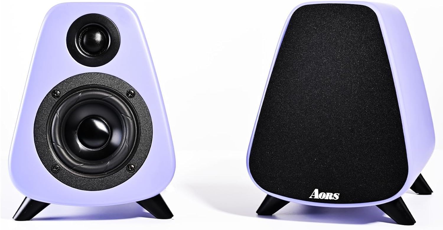 AS31 Active Bookshelf Speakers Bluetooth -2.0 Powered...