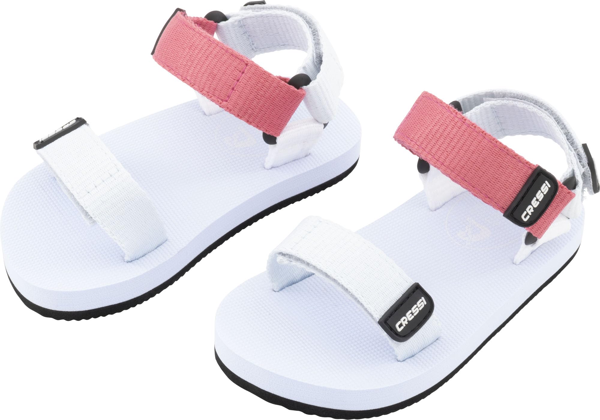 CRESSI depuis 1946 - Rainbow Sandals - Des Sandales de Plage Colorées et Innovantes pour Enfants, Idéales pour la Plage, la Maison et les Voyages - Turquoise/Orange - 33
