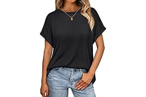 Women's Basic Work Top: AUTOMET Women Tops Casual Basic T Shirts Loose...