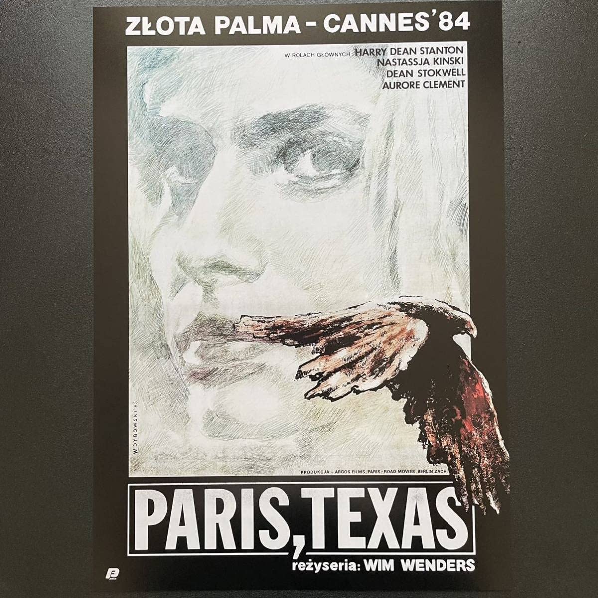 Amazon.co.jp: パリテキサス Paris Texas A3 ポスター ポーランド版