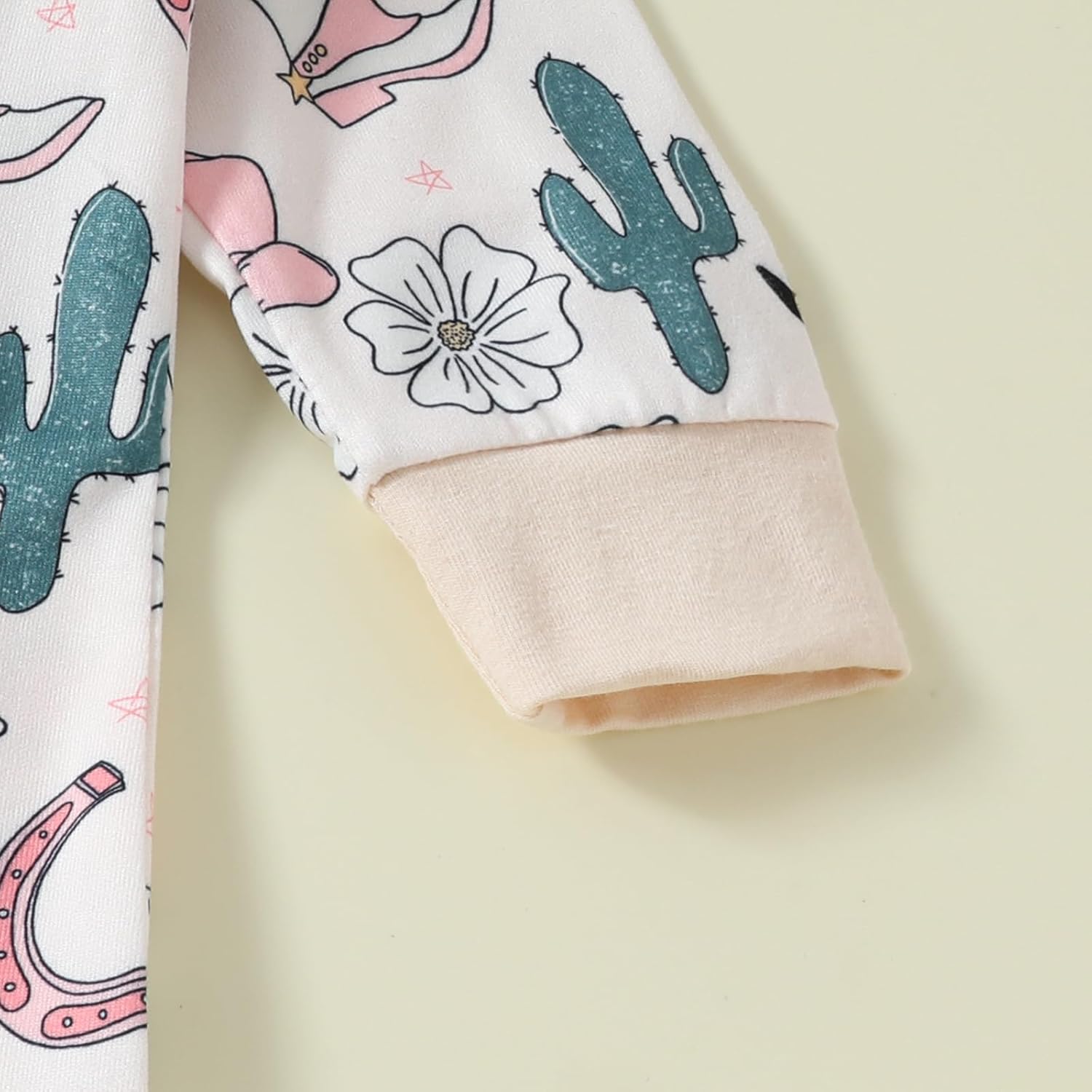 Newborn Baby Boy Girl Clothes Western Cow Print Long Sleeve Romper Jumpsuit One Piece Fall Winter Outfit - Image 7