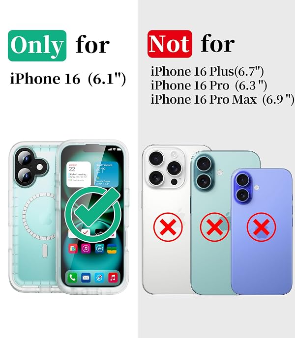 Cozycase Waterproof Case for iPhone 16 Plus with Screen Protector by Cozycase - Used condition - Image 2