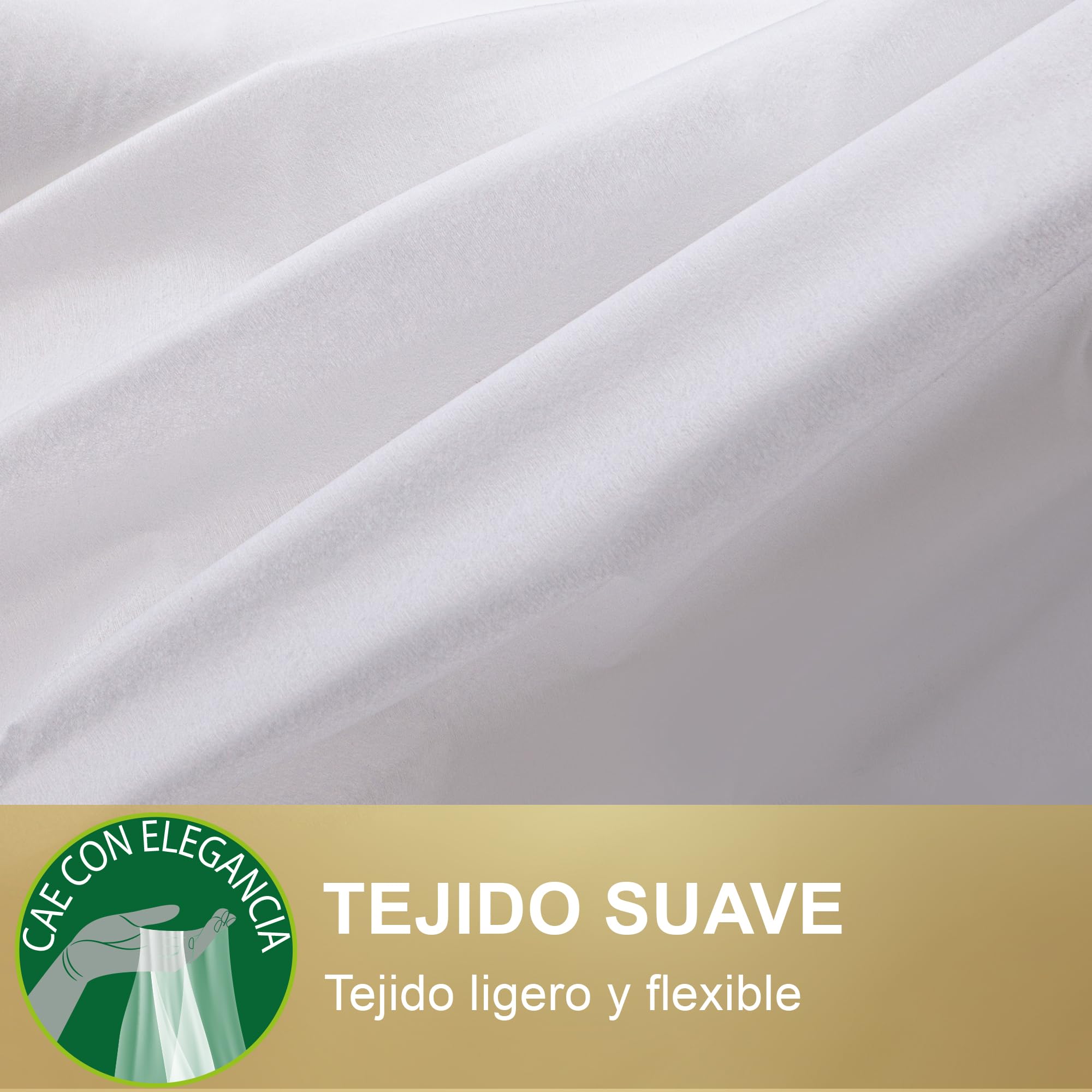 Cortina Decorativa Arco de Boda, 80CM X 100M - Tejido Decorativo, Cortina de Boda, Rollo de Textil no Tejido Blanco, Decoración de Boda, Baby Shower, Comunión, Bautizo, Cumpleaños
