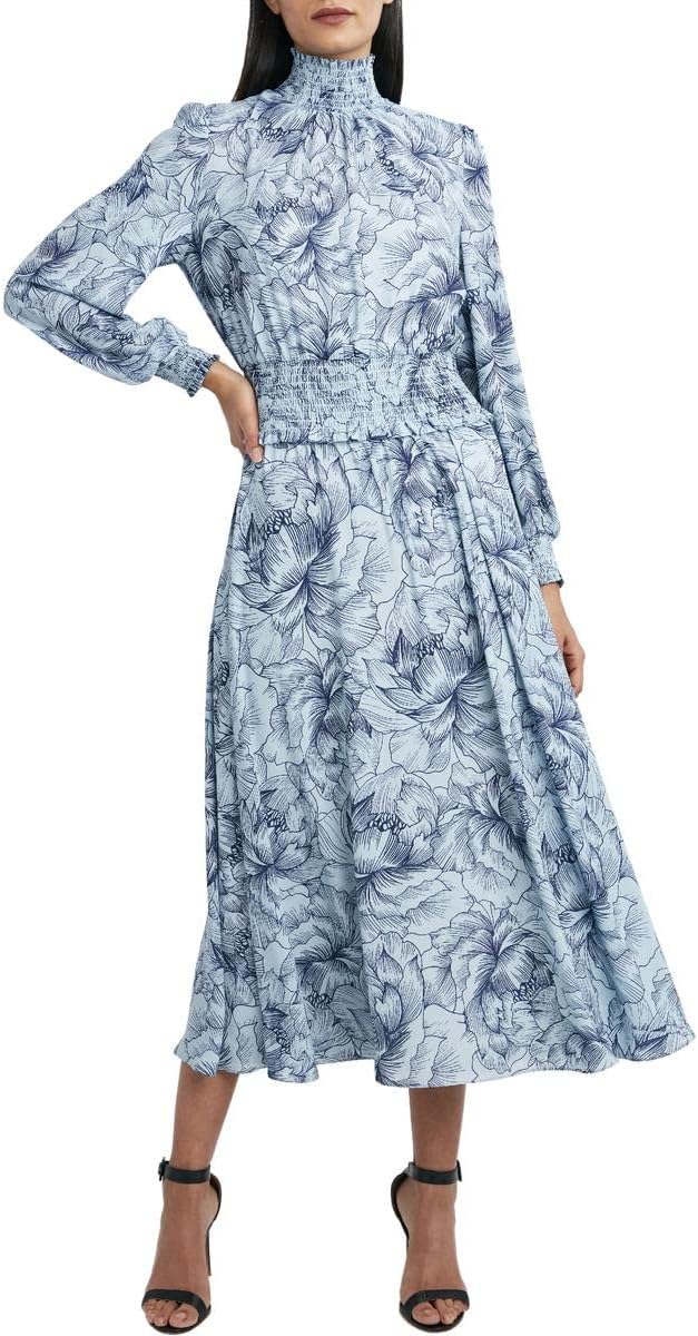 BCBGMAXAZRIA Womens Long Sleeve Maxi Dress with Togo | Ubuy