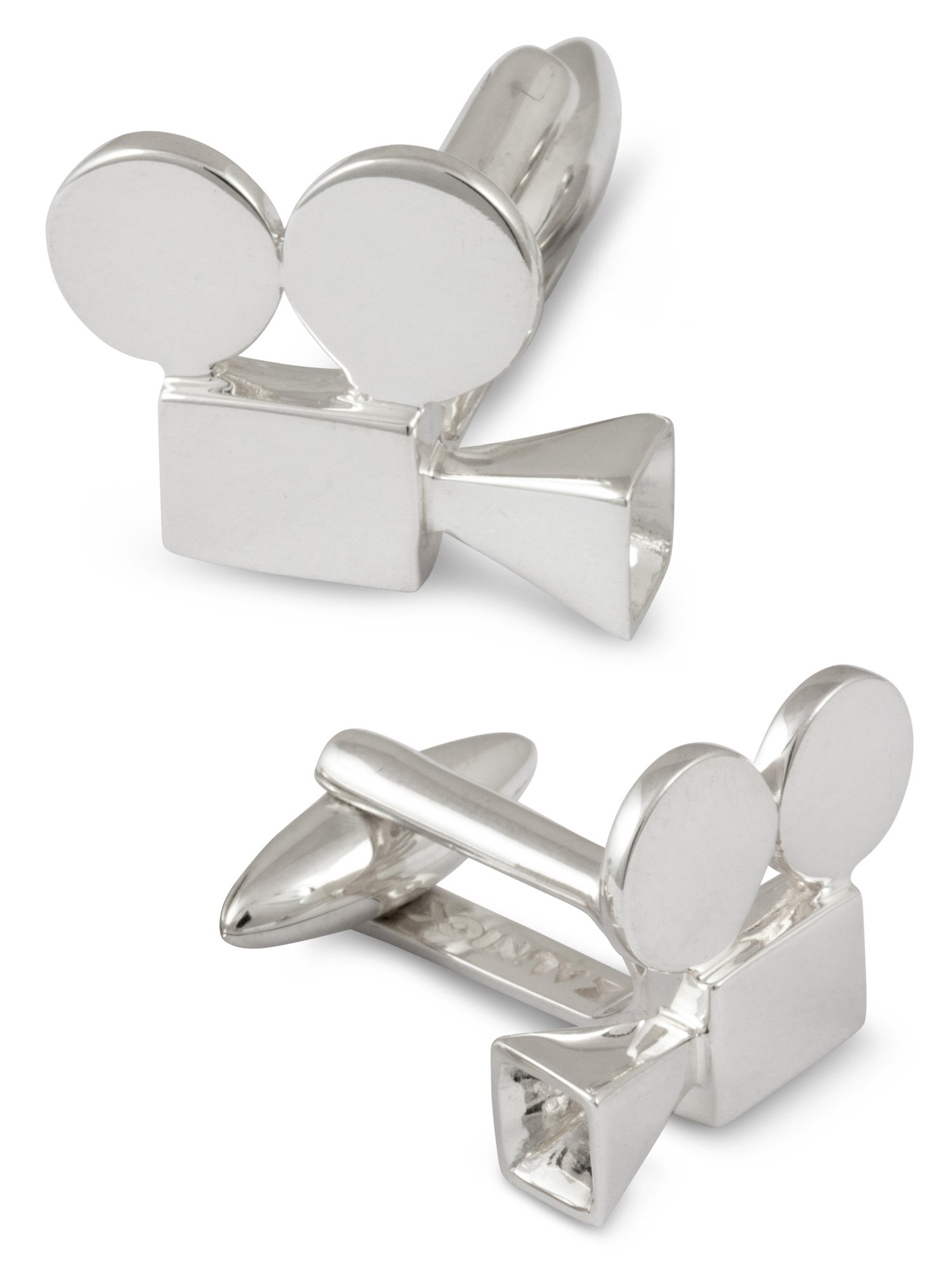 ZAUNICKMovie Film Camera Cufflinks Sterling Silver Handcrafted