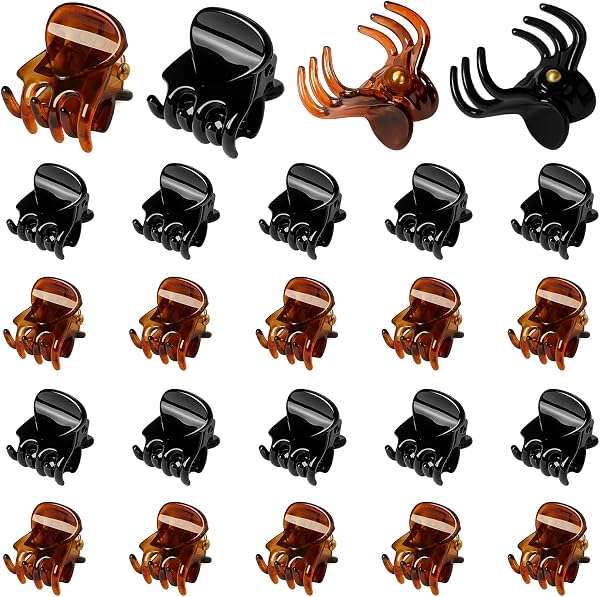 YISCOKO 24 pinzas de pelo con estuche – Imagen 1