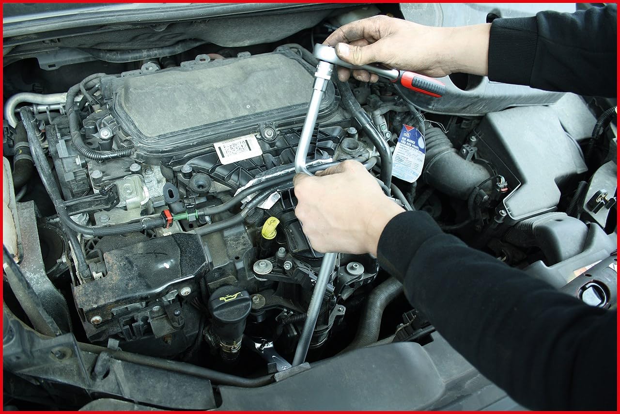KS Tools 150.9446 - Clé de filtre à huile pour moteur diesel à double arbres à cames - En matière Robuste et Résistante