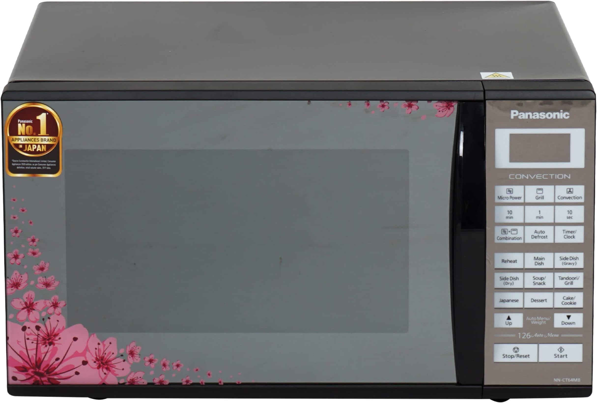 Panasonic 27 Litres Convection Microwave Oven (Floral Mirror Finish, NN