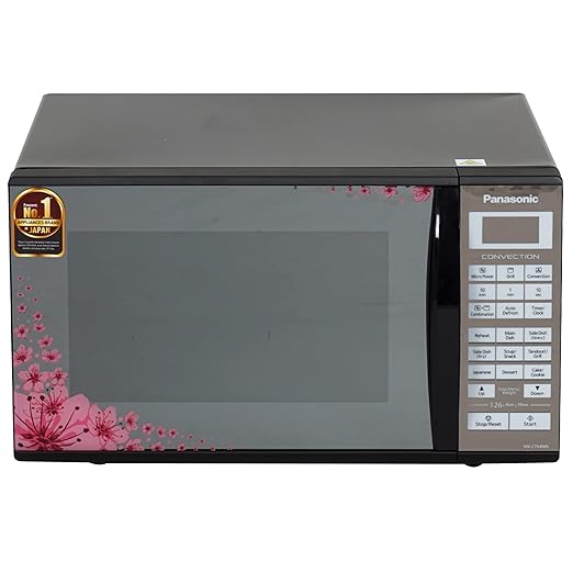 Panasonic 27 Litres Convection Microwave Oven (Floral Mirror Finish, NN