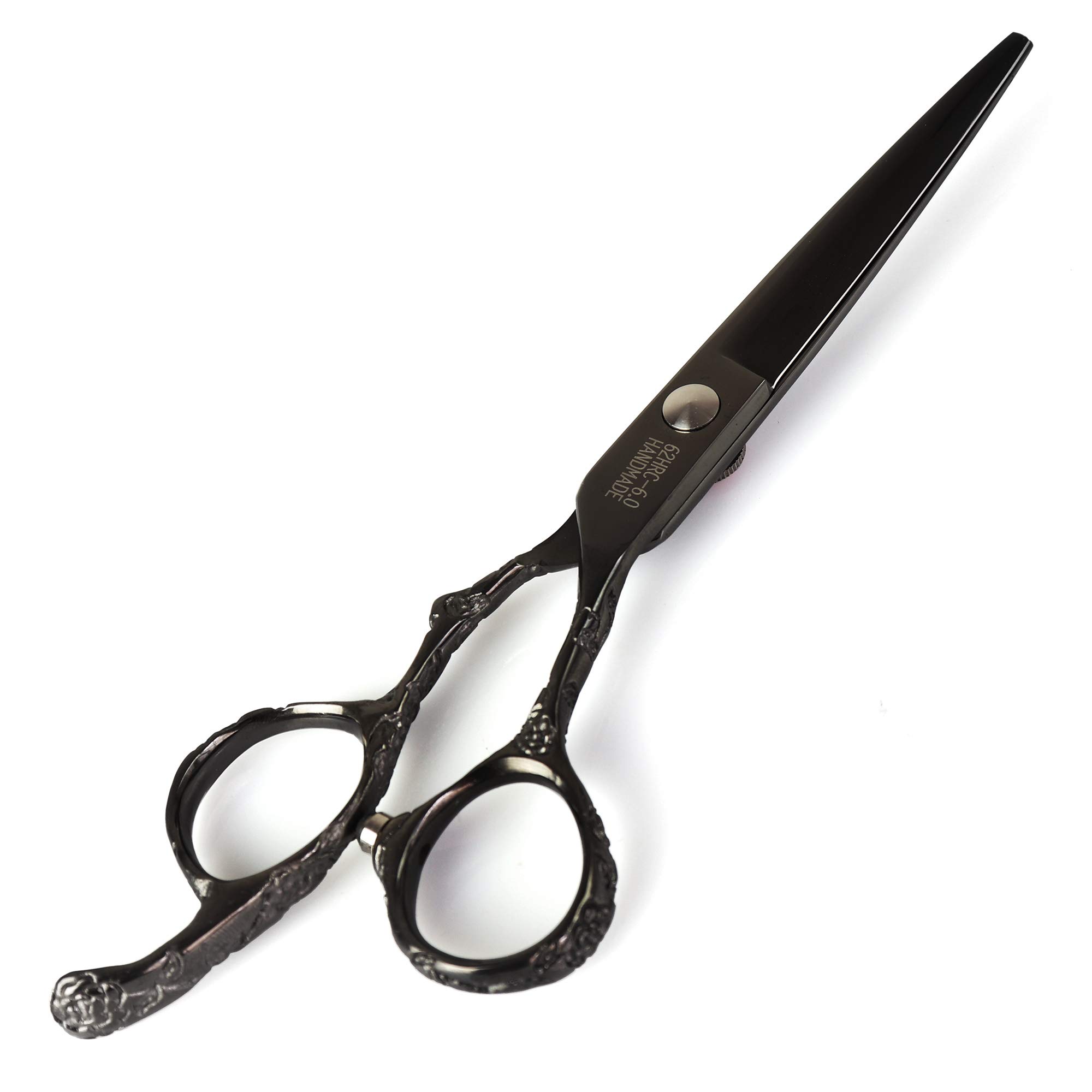 Professionelle Friseurschere Aus Japanischem Edelstahl – 6 Zoll, Schwarz, Handgefertigt Für Präzise Schnitte