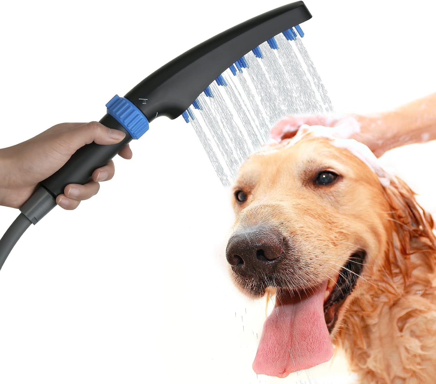 Dog Shower Attachment: Pet Shower Sprayer Attachment with Long Hose Dog ...