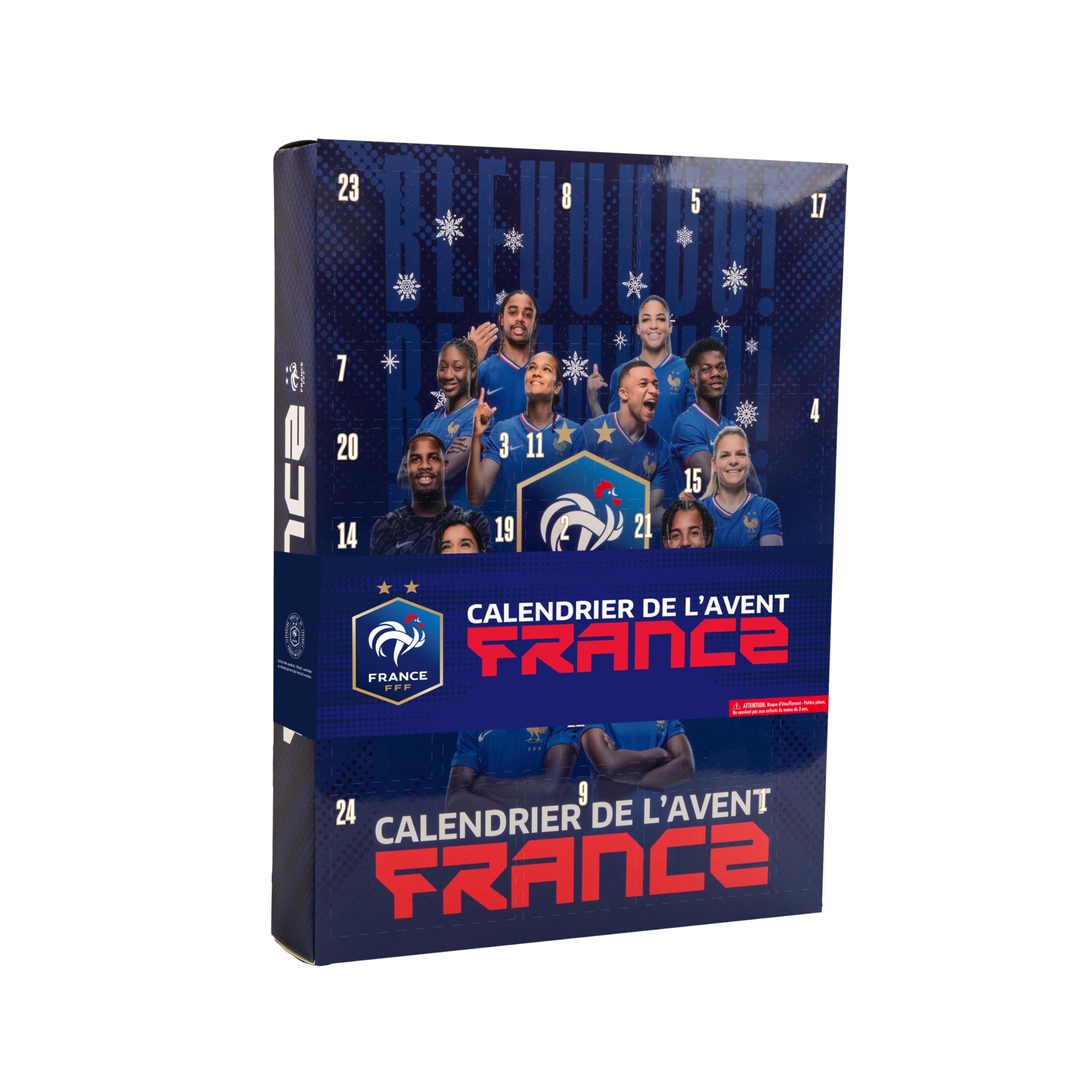 CINEREPLICAS FFF - Calendrier de l'Avent Équipe de France de Football 2025 - Licence officielle