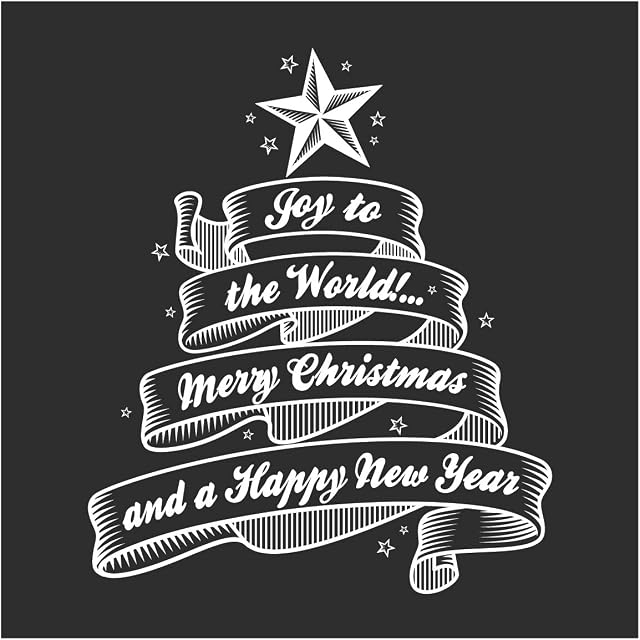 Stickers4 Joy to the World Christmas Window Cling Sticker