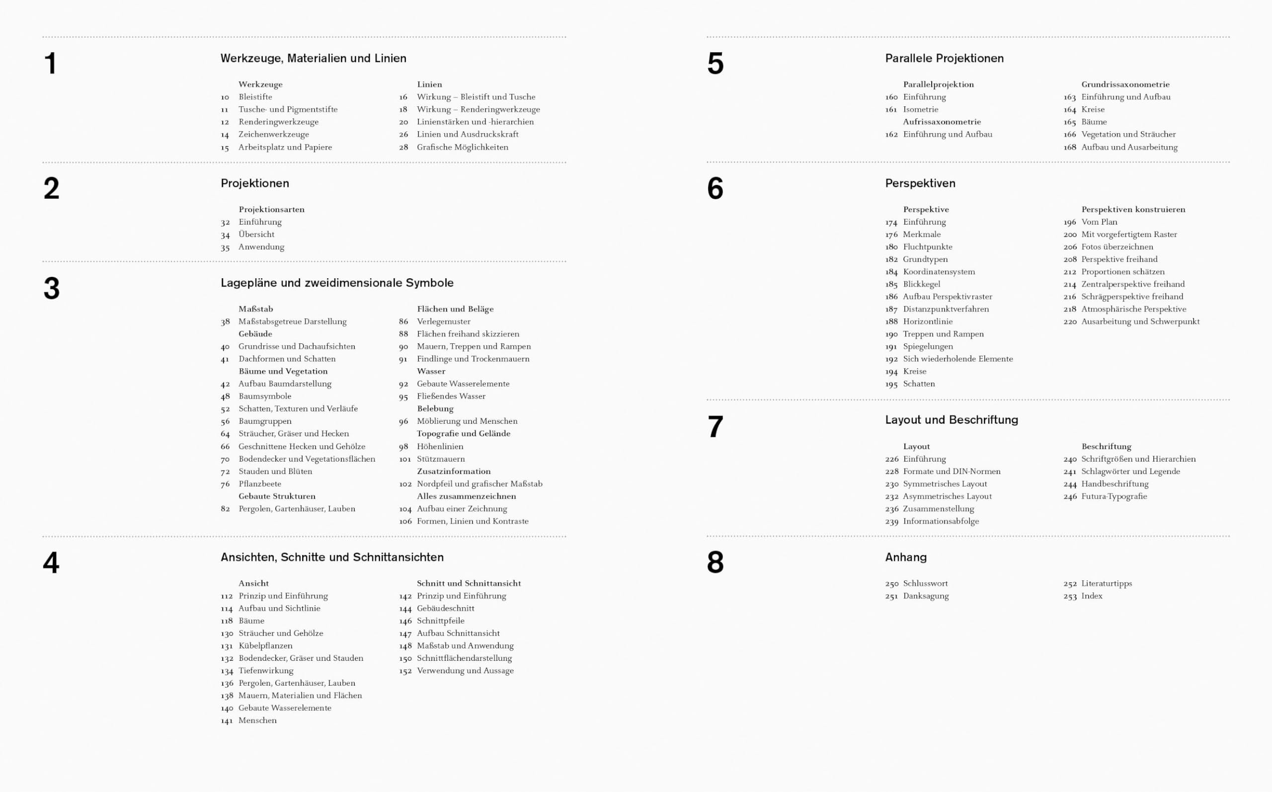 Zeichenlehre für Landschaftsarchitekten. Handbuch und Planungshilfe (Handbuch und Planungshilfe/Construction and Design Manual)