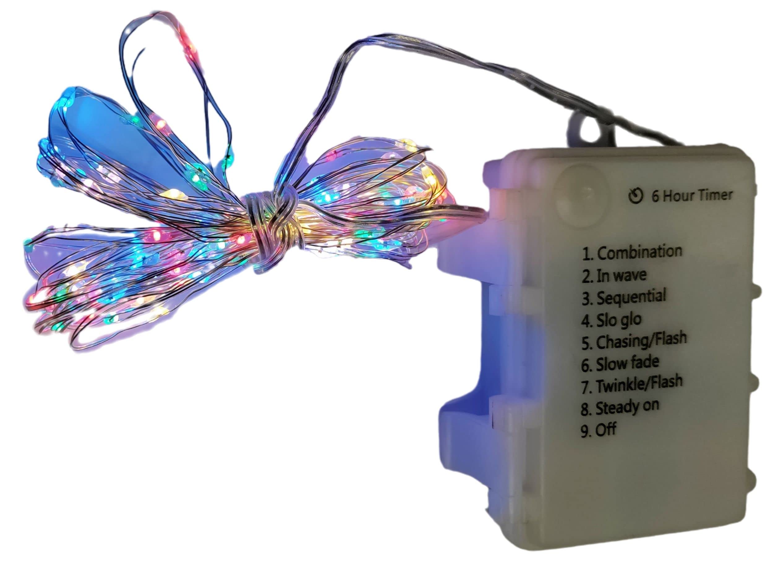Premier 50 Mikrohelle Multi-Action-Pin-Draht-LED-Leuchten – Set Mit 50 Stück, Vielseitig Einsetzbar